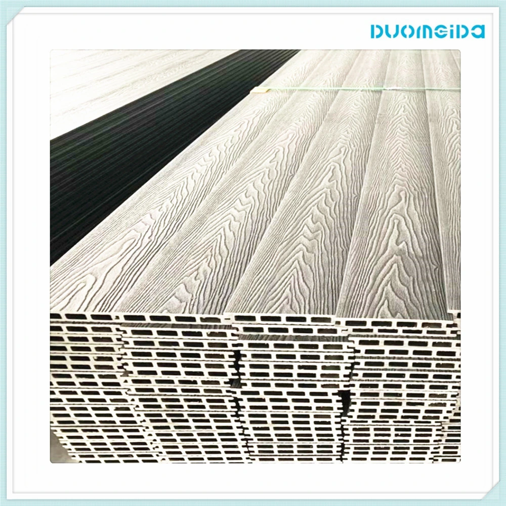 Solid 3D Grain WPC Wood Plastic Composite Decking