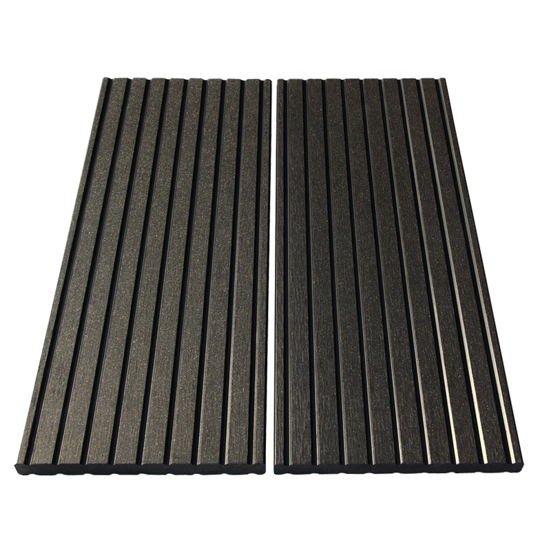 Outdoor Using Wood Composite Solid Garden Fence Plastic WPC Wall Cladding Engineered Plastic Wall Panel